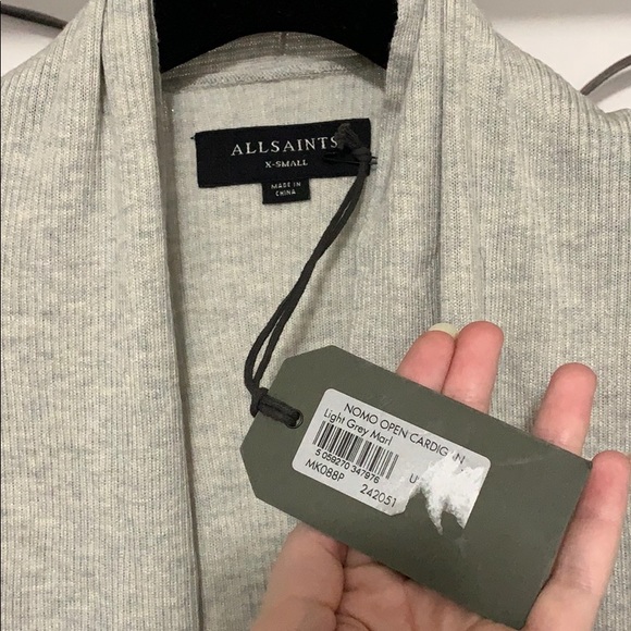 All Saints Nomo open cardigan - Picture 3 of 4